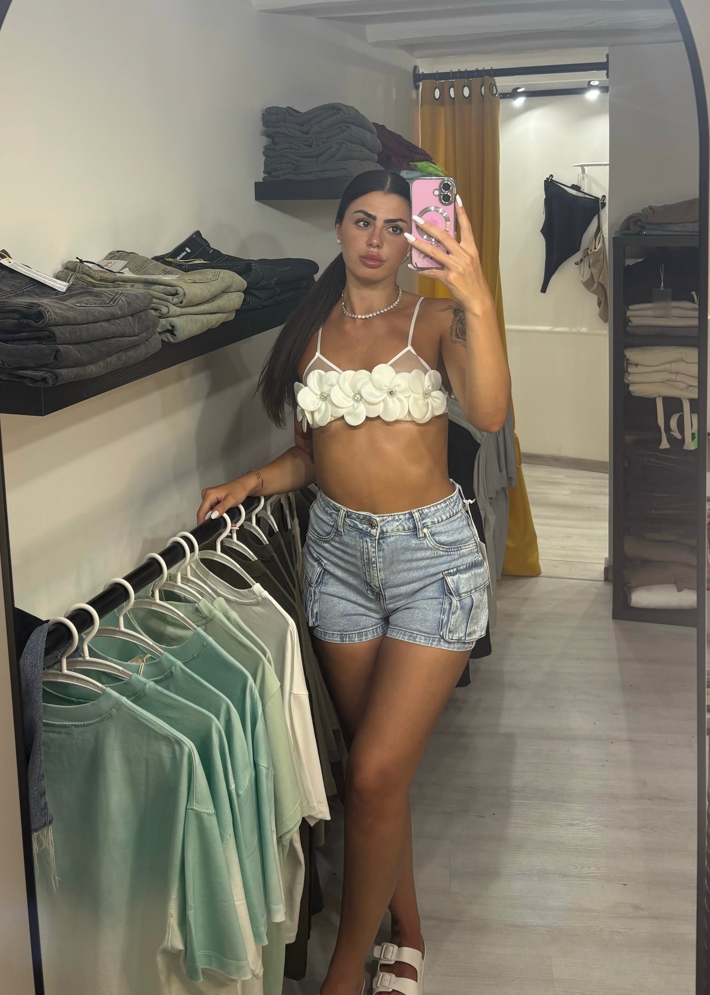 Bralette flower