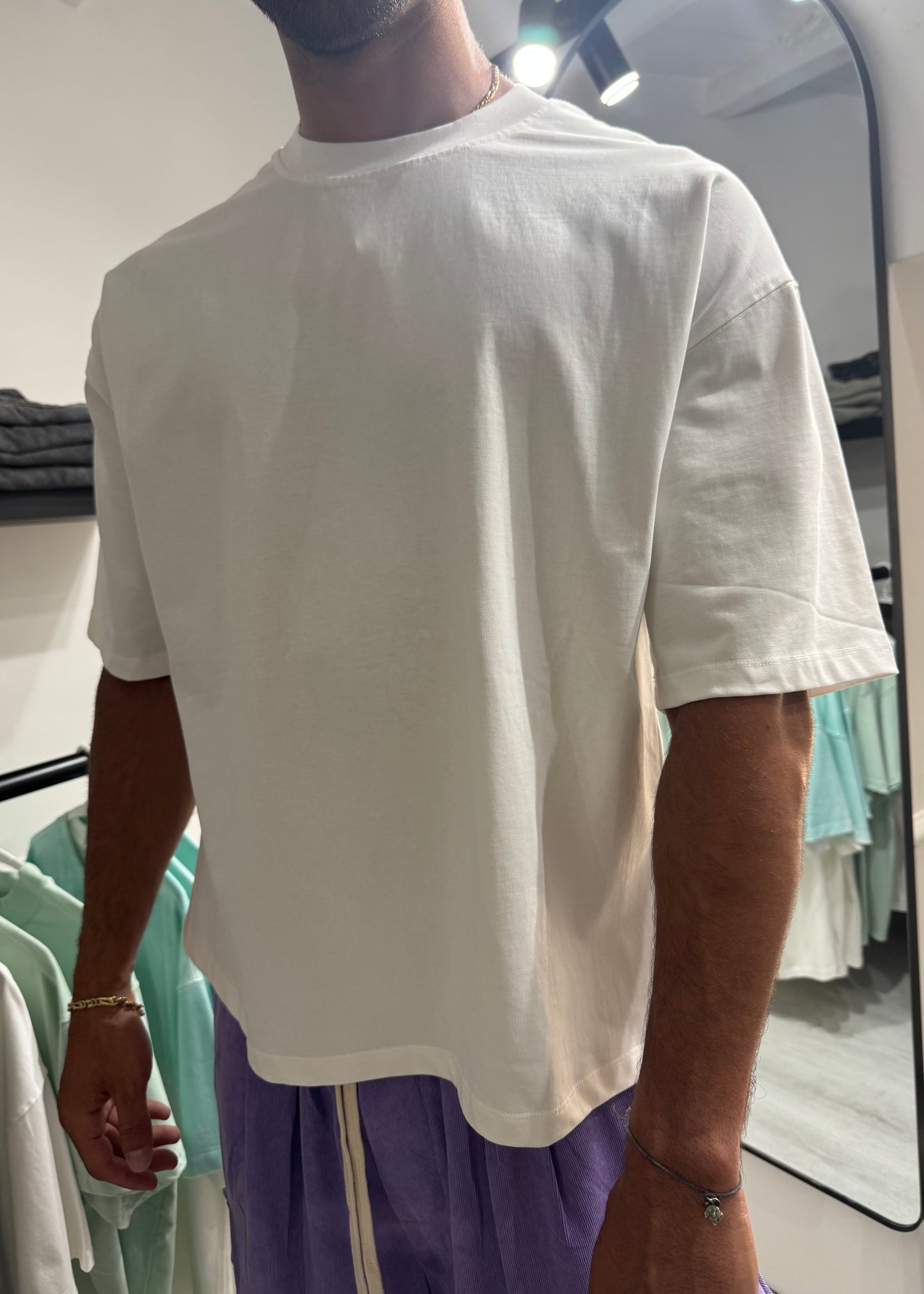 Maglia over bianca