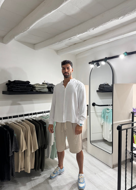 Pantaloncino elegant beige