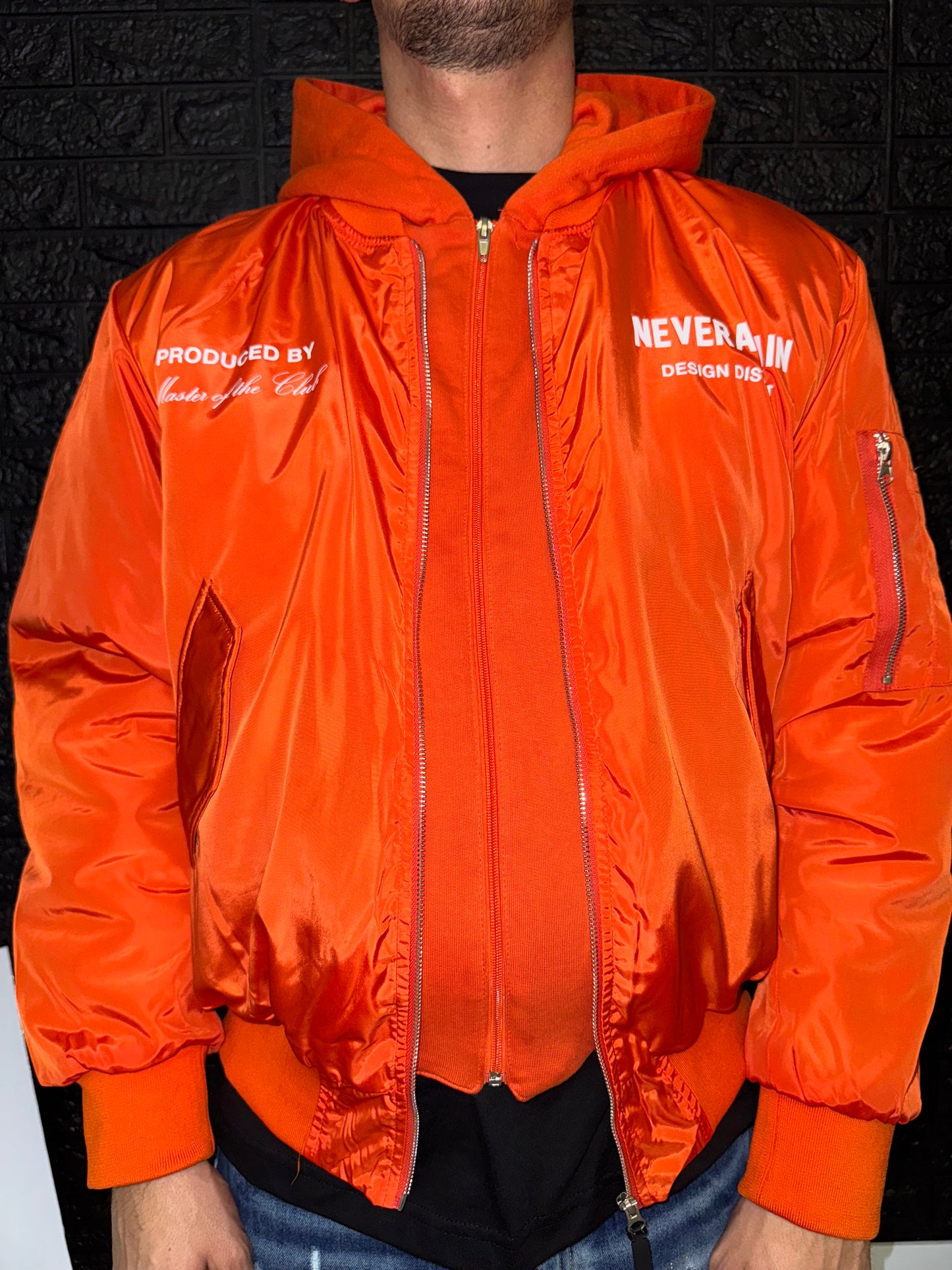 Bomber american orange